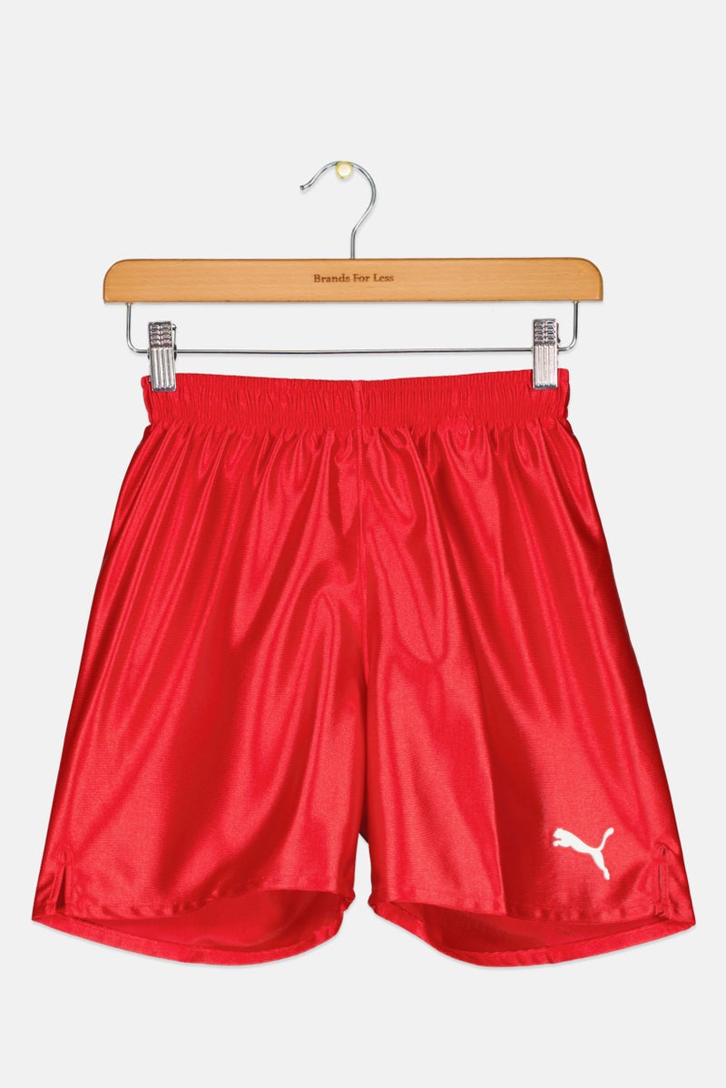 PUMA شورتات تدريب رياضية للبنات، أحمر - Image 1